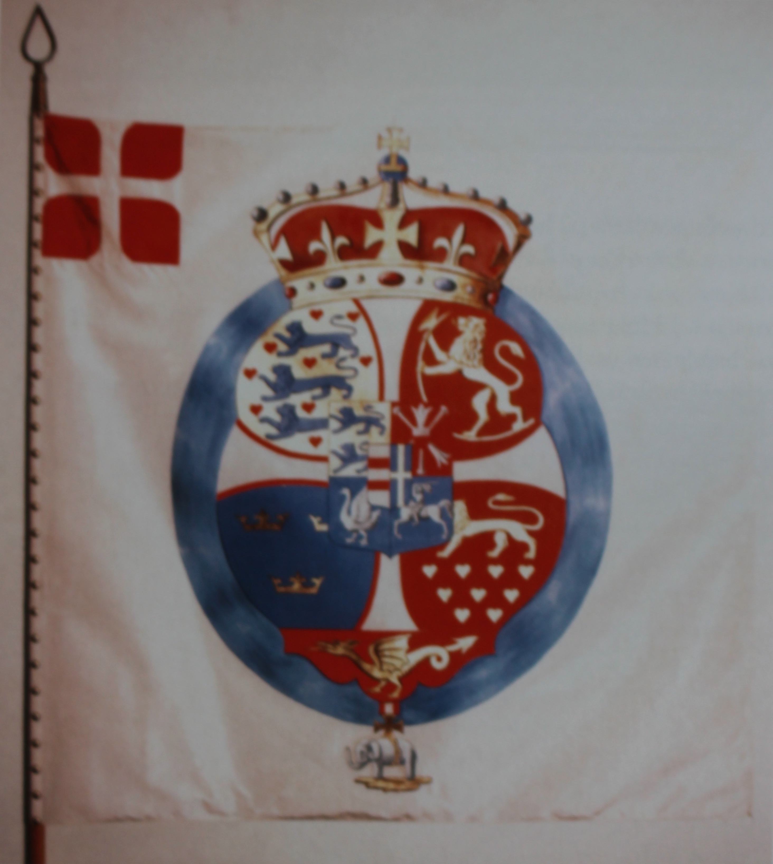 Fane for bataljon af Livgarden til Fods