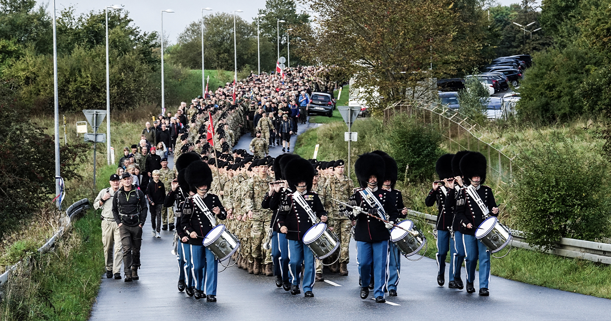 Gardermarch 2019 donerer 75.000 til Livgardens veteranarbejde